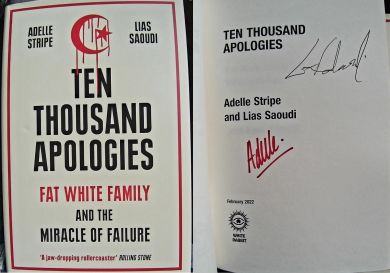 SIGNED Ten Thousand Apologies by Adelle Stripe and Lias Saoudi